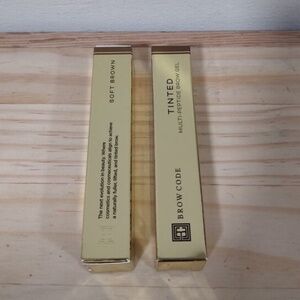 BROW CODE SOFT BROWN Tinted Multi Peptide Brow Gel  x2